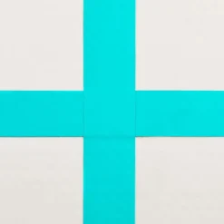 Täytettävä voimistelumatto pumpulla 700x100x15 cm PVC vihreä