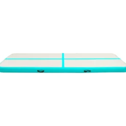 Täytettävä voimistelumatto pumpulla 300x100x15 cm PVC vihreä