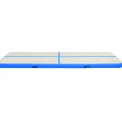 Täytettävä voimistelumatto pumpulla 600x100x15cm PVC sininen