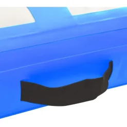 Täytettävä voimistelumatto pumpulla 600x100x15cm PVC sininen