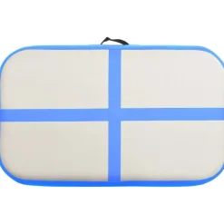 Täytettävä voimistelumatto pumpulla 60x100x10 cm PVC sininen