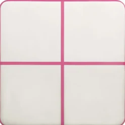 Täytettävä voimistelumatto pumpulla 200x200x15 cm PVC pinkki