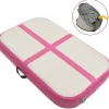 Täytettävä voimistelumatto pumpulla 60x100x10 cm PVC pinkki