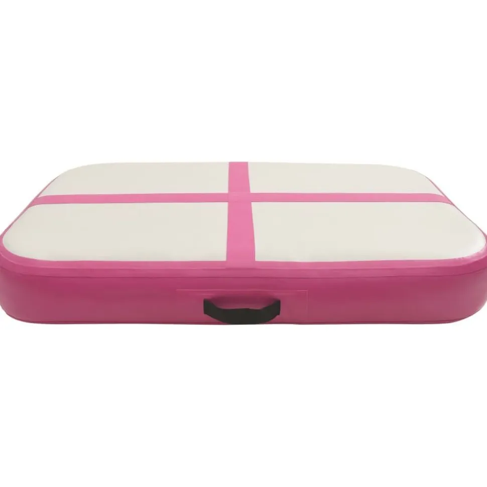 Täytettävä voimistelumatto pumpulla 60x100x10 cm PVC pinkki