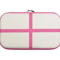 Täytettävä voimistelumatto pumpulla 60x100x10 cm PVC pinkki