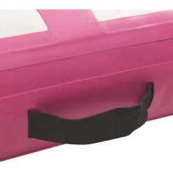 Täytettävä voimistelumatto pumpulla 700x100x15 cm PVC pinkki