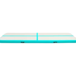 Täytettävä voimistelumatto pumpulla 700x100x20 cm PVC vihreä