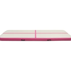Täytettävä voimistelumatto pumpulla 300x100x20 cm PVC pinkki
