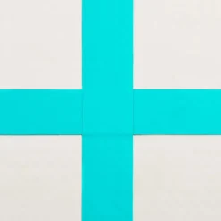 Täytettävä voimistelumatto pumpulla 200x200x10 cm PVC vihreä