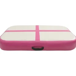 Täytettävä voimistelumatto pumpulla 60x100x20 cm PVC pinkki