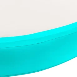 Täytettävä voimistelumatto pumpulla 100x100x10 cm PVC vihreä