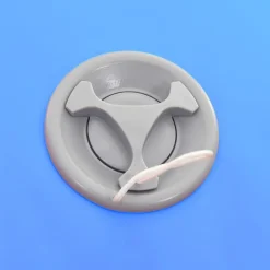 Täytettävä voimistelurulla pumpulla 120x75 cm PVC sininen