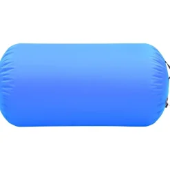 Täytettävä voimistelurulla pumpulla 120x75 cm PVC sininen