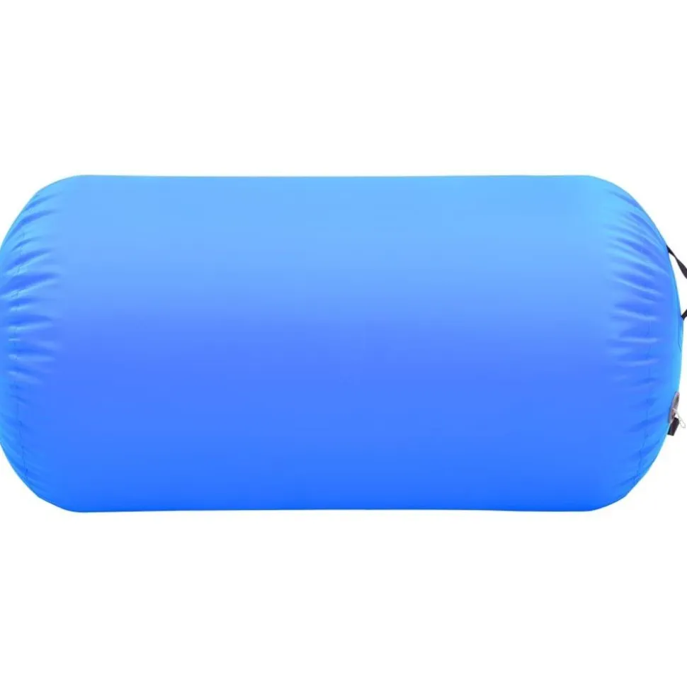 Täytettävä voimistelurulla pumpulla 120x75 cm PVC sininen