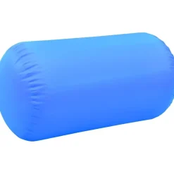 Täytettävä voimistelurulla pumpulla 120x75 cm PVC sininen