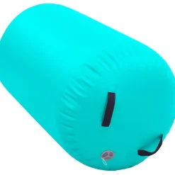 Täytettävä voimistelurulla pumpulla 100x60 cm PVC vihreä