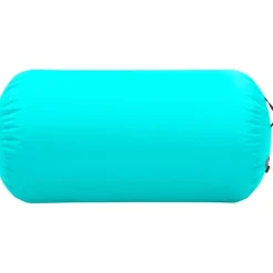 Täytettävä voimistelurulla pumpulla 120x75 cm PVC vihreä