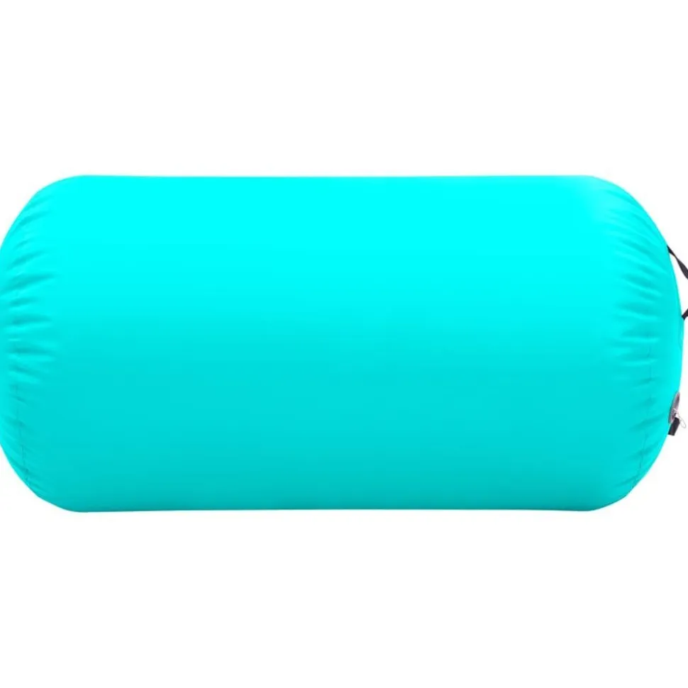 Täytettävä voimistelurulla pumpulla 120x75 cm PVC vihreä