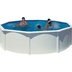 Uima-allaspaketti Swim & Fun 132 pyöreä Ø460 cm valkoinen