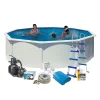 Uima-allaspaketti Swim & Fun 120 pyöreä Ø460 cm valkoinen