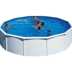 Uima-allaspaketti Swim & Fun 120 pyöreä Ø550 cm valkoinen