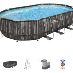 Uima-allassetti Bestway Steel Pro MAX, 610x366x122cm, ovaali