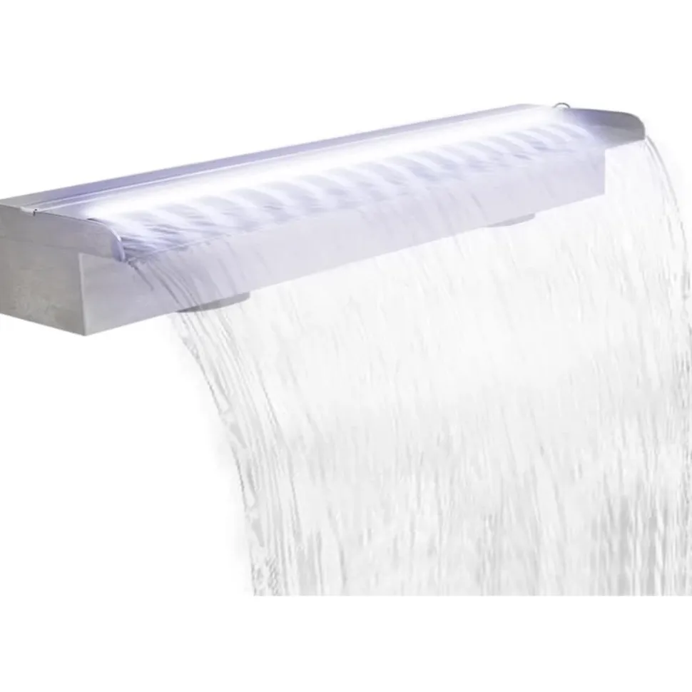 Uima-altaan suihkulähde led:llä ruostumaton teräs 90cm