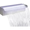 Uima-altaan suihkulähde led:llä ruostumaton teräs 30cm