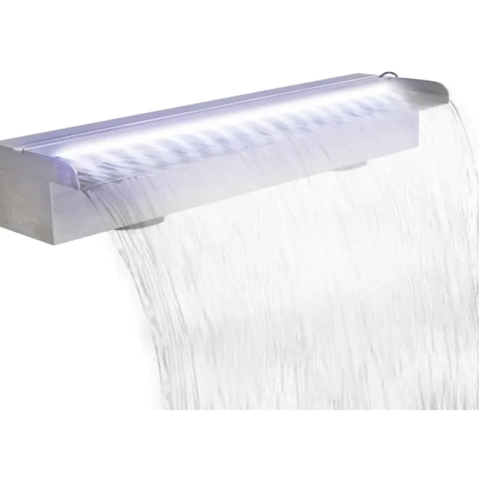Uima-altaan suihkulähde led:llä ruostumaton teräs 60cm