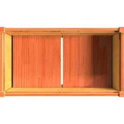 Ulkokukkalaatikko vahanruskea 90x50x70 cm, mänty