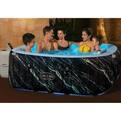 Ulkoporeallas Bestway Lay-Z-Spa Hollywood Luxe Airjet, 6 hlöä, 140 suutinta