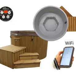Ulkoporeallas SpaDealers TopSpa xs Wifi 6 hlöä brown/grey marble