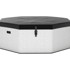 Ulkoporeallas Wave Spa Como, 6 hlöä, 90 suutinta, WiFi, kahdeksankulmainen, koottava, valkoinen