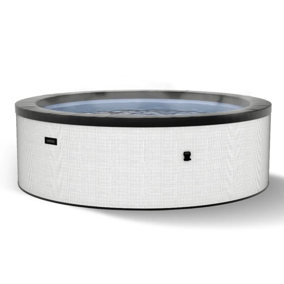Ulkoporeallas Wave Spa Tahoe, 4 hlöä, 70 suutinta, WiFi, pyöreä, koottava, valkoinen