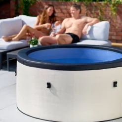 Ulkoporeallas Wave Spa Tahoe, 4 hlöä, 70 suutinta, WiFi, pyöreä, koottava, valkoinen