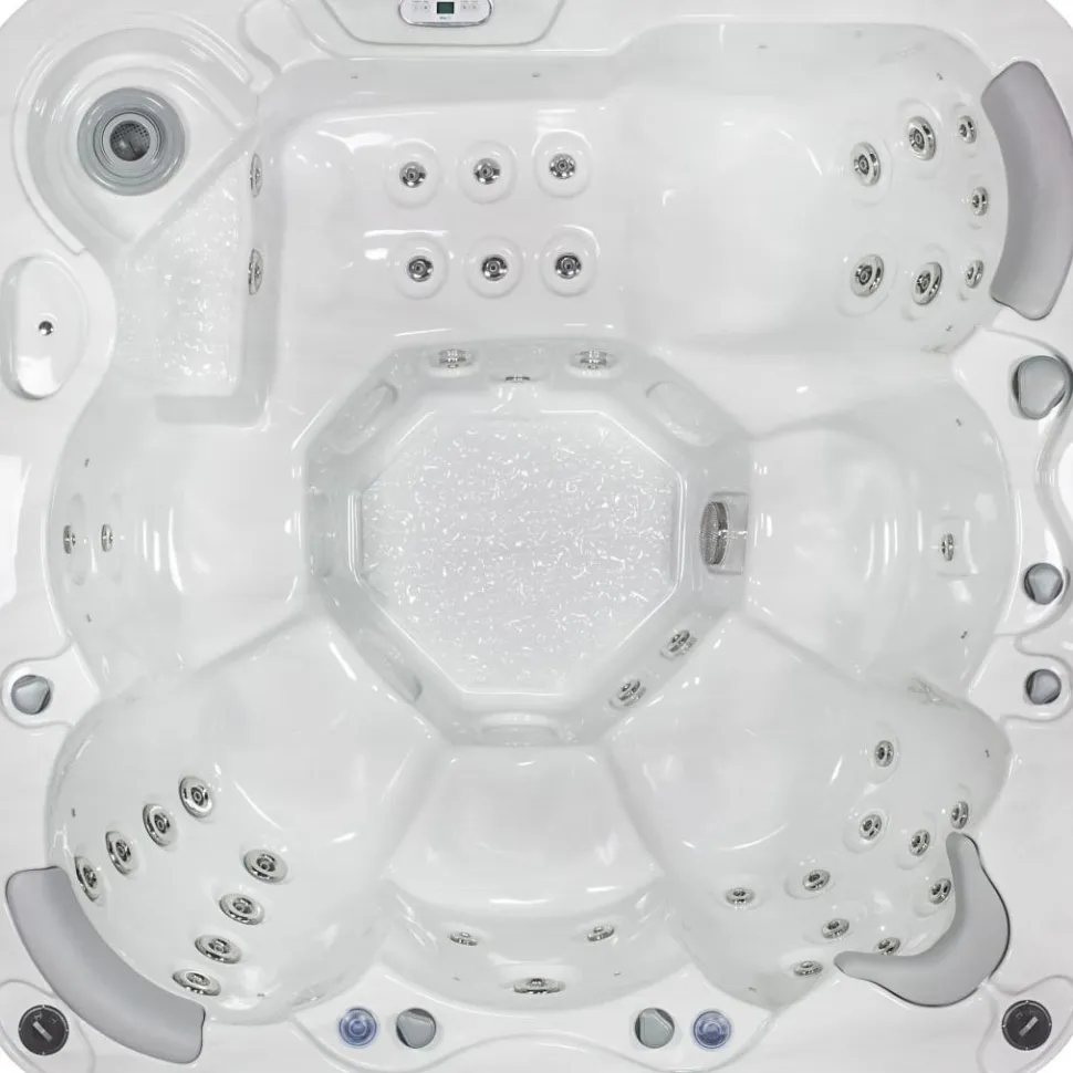 Ulkoporeallas Wellis Jupiter Ice White, 6 hlöä, 46 suutinta, harmaa/valkoinen