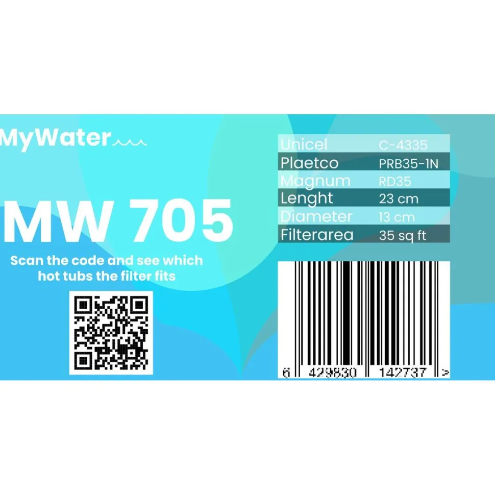 Ulkoporealtaan suodatin MyWater MW705