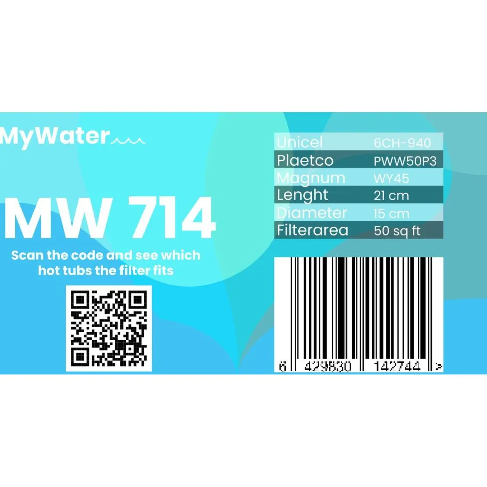 Ulkoporealtaan suodatin MyWater MW714