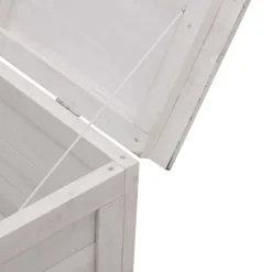 Ulkosäilytyslaatikko valkoinen 150x50x56,5 cm, kuusi