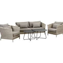 Ulkosohva Brafab Aster, 3-istuttava, beige