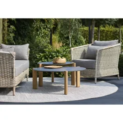 Ulkosohva Brafab Aster, 3-istuttava, beige