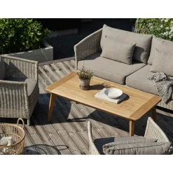 Ulkosohva Brafab Aster, 3-istuttava, beige