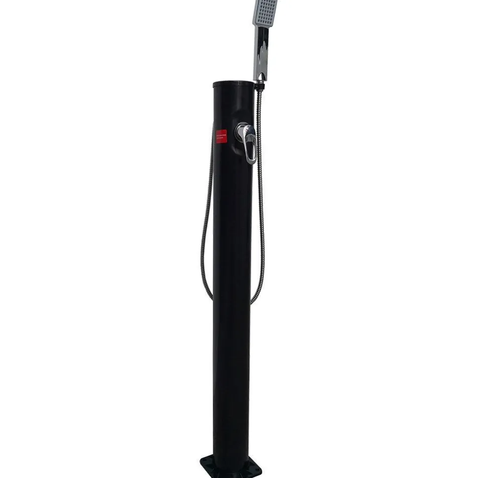 Ulkosuihku Demerx Sunny 10 Light, aurinkolämmitteinen, musta