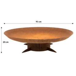 Ulkotulisija GrillSymbol Chiaro XL, Ø91cm