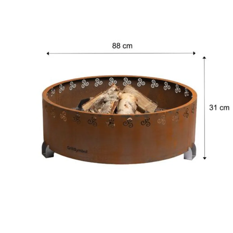 Ulkotulisija GrillSymbol Legend, Ø88 cm