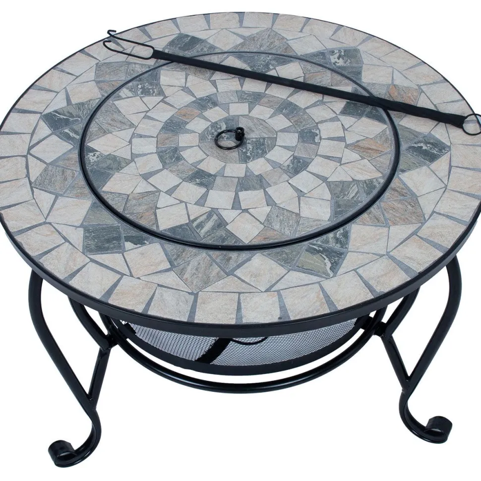 Ulkotulisija Home4You MOSAIC 60x60xK45 cm, beige