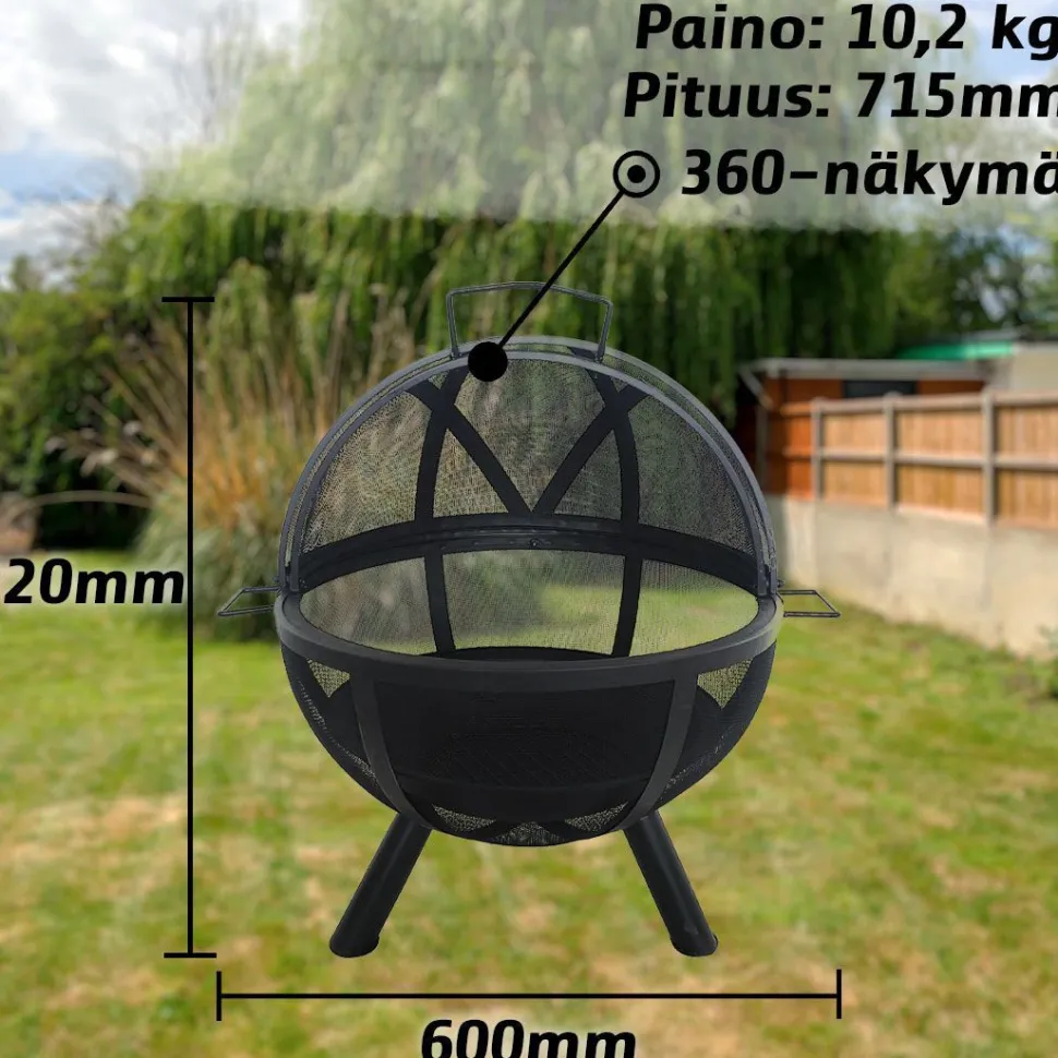 Ulkotulisija Limousin Pallo 60cm