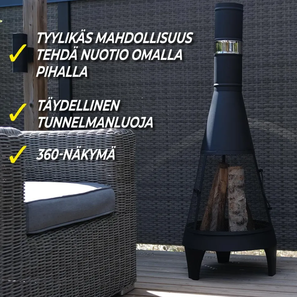Ulkotulisija Limousin Pihatakka 126cm