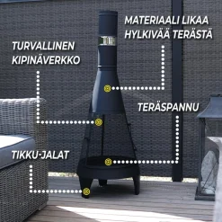 Ulkotulisija Limousin Pihatakka 126cm
