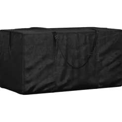 Ulkotyynyjen säilytyskassi musta 150x75x75 cm polyeteeni